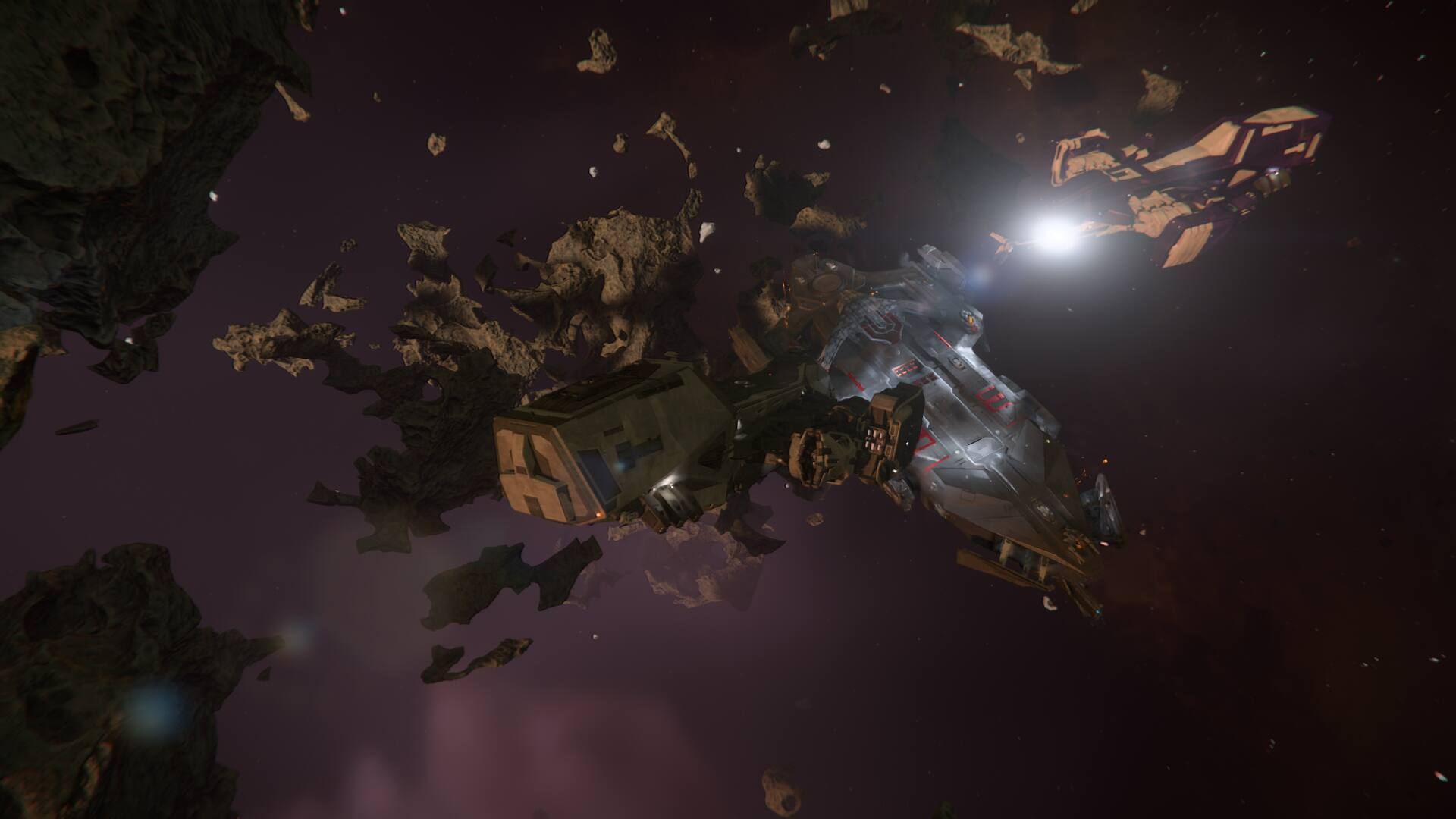 Nos Reclaimers en actions, mangeant un Idris après un combat épique lors d'un Inter Corpo.